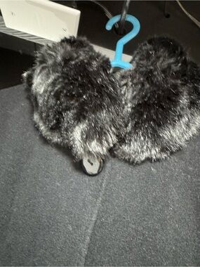 Black Faux Fur Ear Muffs